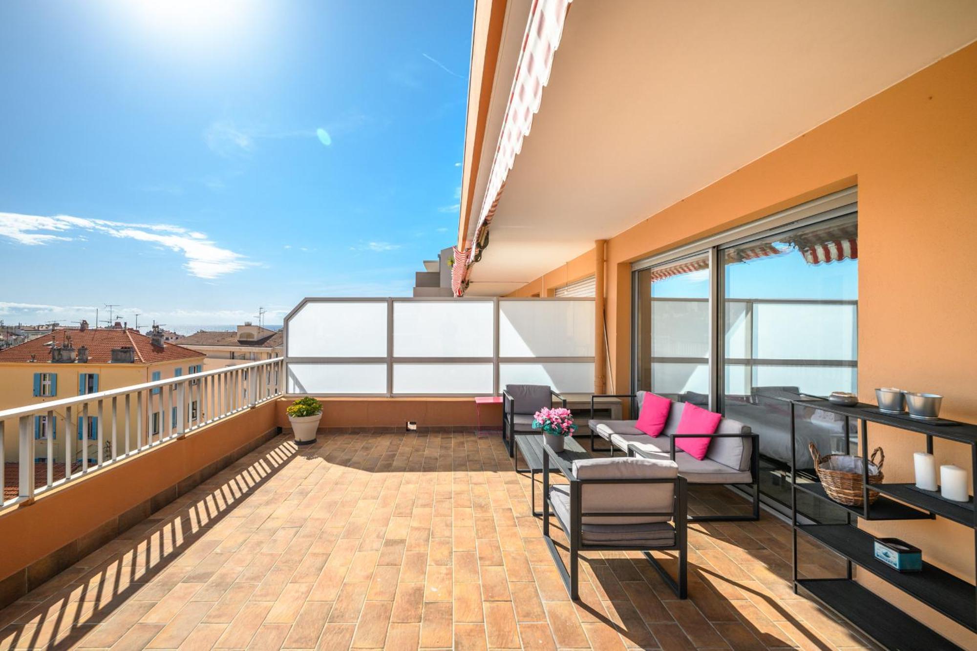 'L'Alicante Proche' Gare, Terrasse, Vue Mer Мантон Екстер'єр фото