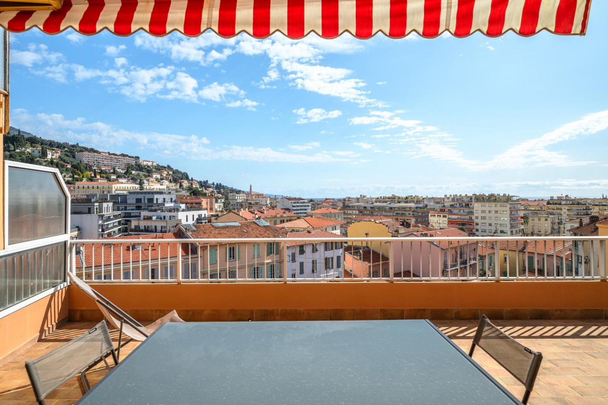 'L'Alicante Proche' Gare, Terrasse, Vue Mer Мантон Екстер'єр фото